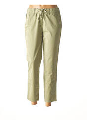 Pantalon slim vert TONI pour femme seconde vue