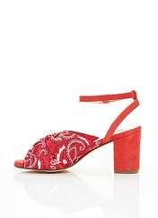 Sandales/Nu pieds rouge ANAKI pour femme seconde vue