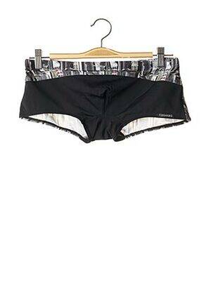 Short de bain noir GABRIEL CROISSIER pour homme