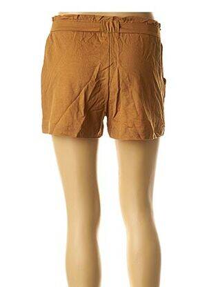 Short coupe droite marron SEE THE MOON femme