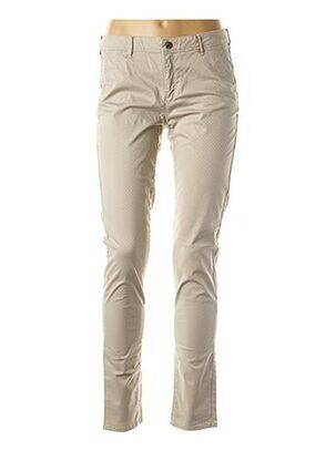 Pantalon chino beige COUTURIST pour femme