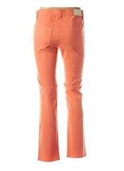 Jeans coupe droite orange COUTURIST pour femme seconde vue