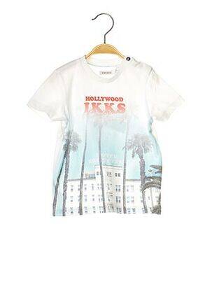 T-shirt blanc IKKS pour garçon