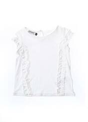T-shirt blanc JEAN BOURGET pour fille seconde vue