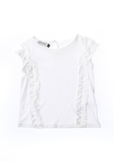 T-shirt blanc JEAN BOURGET pour fille