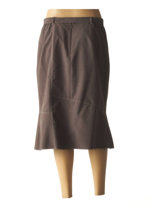 Jupe mi-longue gris KARTING pour femme