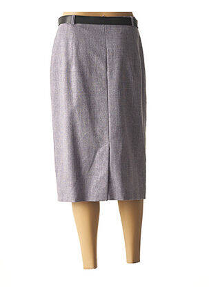 Jupe mi-longue coupe droite gris HAMMER femme