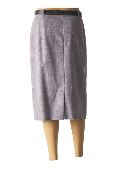 Jupe mi-longue coupe droite gris HAMMER femme