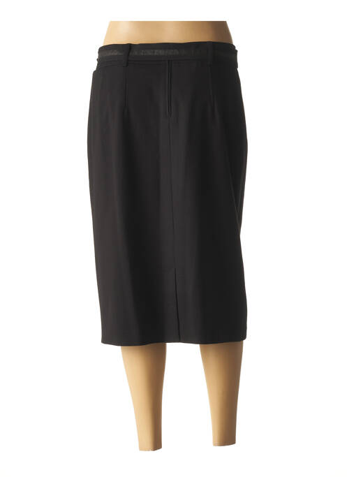 Jupe mi-longue noir LEBEK pour femme