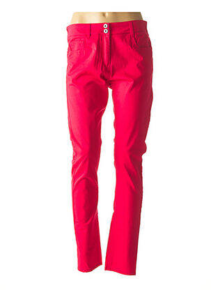 Pantalon slim stretch taille normale rouge LOLA ESPELETA femme