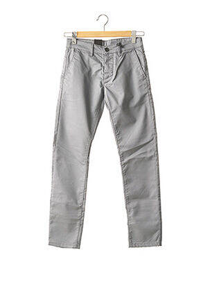 Pantalon chino gris CHEFDEVILLE pour homme