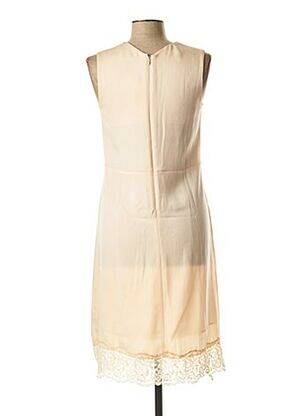 Robe mi-longue sans manche sans manche chair SET femme