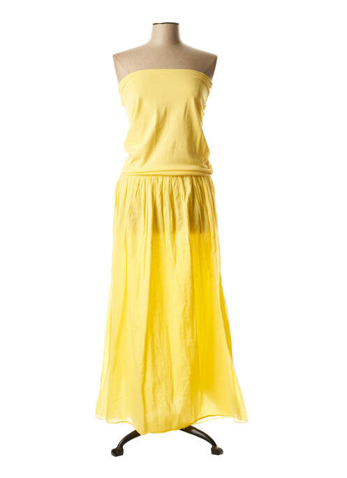 Robe longue jaune DROLATIC pour femme