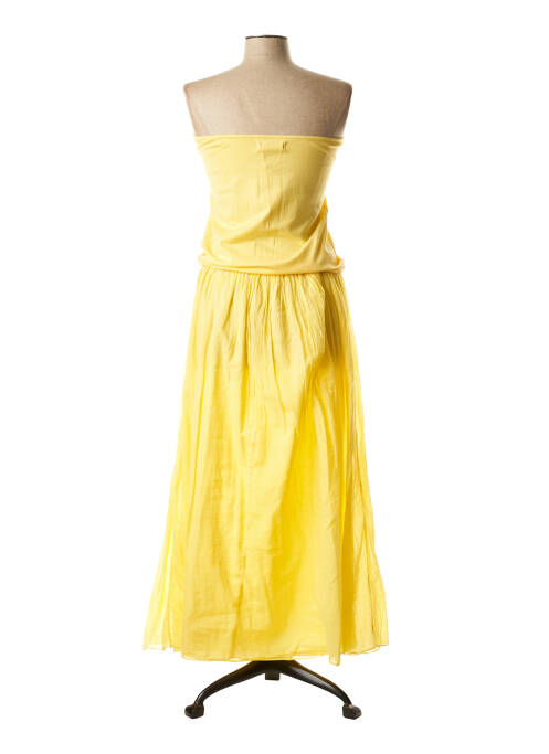 Robe longue jaune DROLATIC pour femme