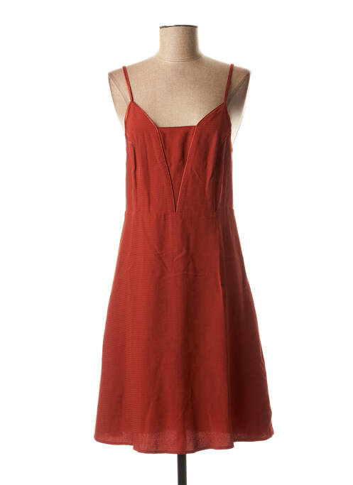 Robe mi-longue marron SESSUN pour femme