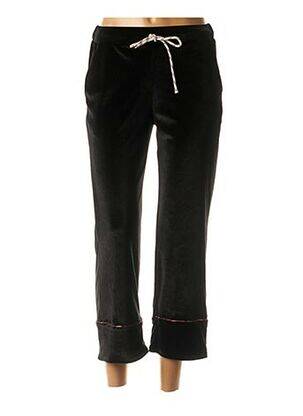 Pantalon droit stretch noir DROLATIC femme