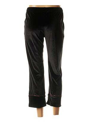 Pantalon droit stretch noir DROLATIC femme
