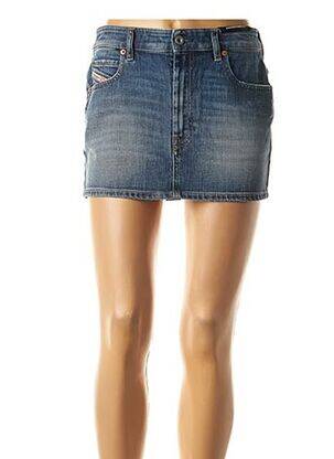 Jupe courte poches bleu DIESEL femme