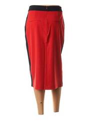Jupe mi-longue rouge IDANO pour femme seconde vue