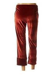 Pantalon droit orange DROLATIC pour femme seconde vue