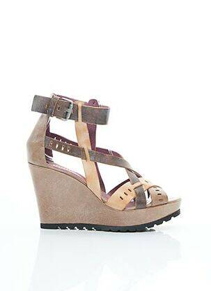 Sandales/Nu pieds beige GONTARD COLOR pour femme