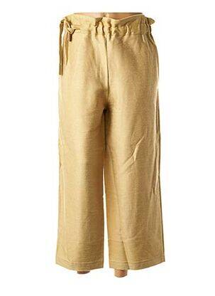 Pantalon large beige GAELLE CONSTANTINI pour femme