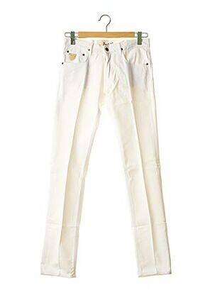 Jeans coupe slim slim taille normale beige APRIL 77 femme