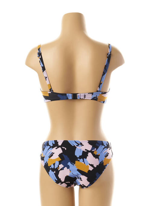 Maillot de bain 2 pièces bleu LOU femme