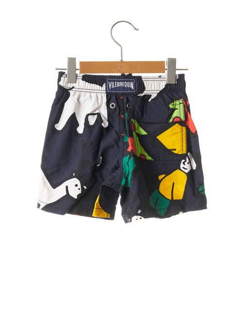 Short de bain imprimé fantaisie bleu VILEBREQUIN garcon