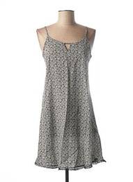 Robe mi-longue imprimé fantaisie fines bretelles noir O'NEILL femme