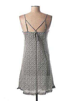 Robe mi-longue imprimé fantaisie fines bretelles noir O'NEILL femme