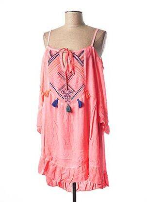 Robe mi-longue manches longues manches longues rose O'NEILL femme