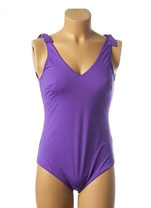 Maillot de bain 1 pièce haut triangles haut triangles violet SIMONE PERELE femme