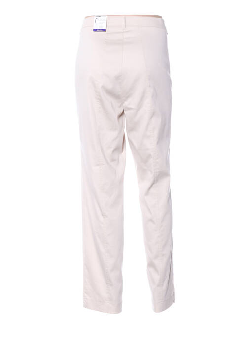 Pantalon droit beige FRANK WALDER pour femme