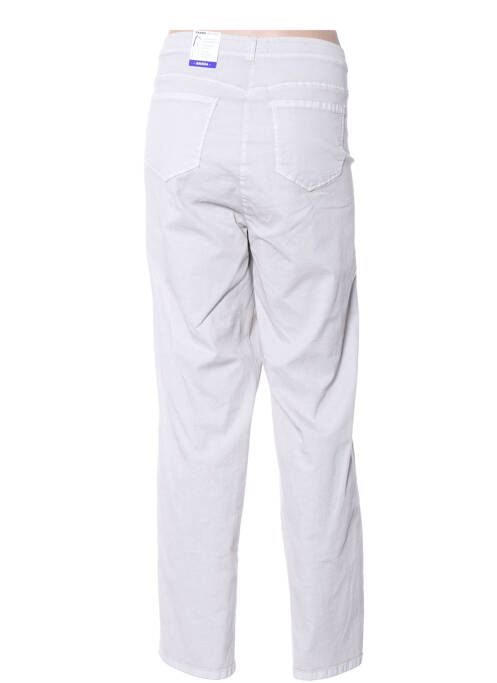 Pantalon droit beige FRANK WALDER pour femme