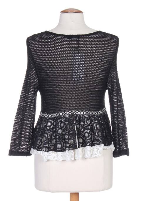 Gilet manches longues noir G!OZE pour femme