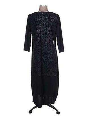 Robe mi-longue manches 3/4 manches 3/4 noir G!OZE femme