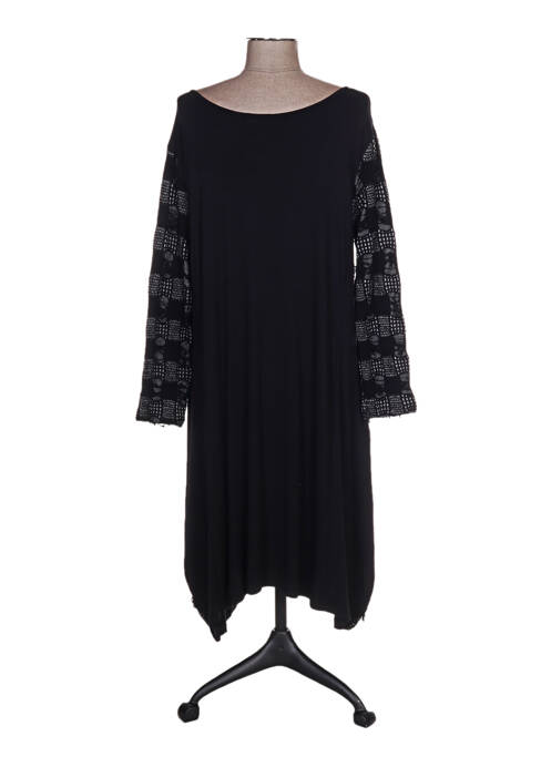 Robe mi-longue noir G!OZE pour femme