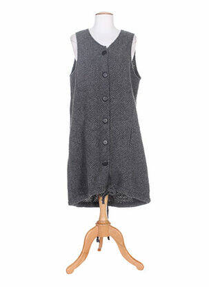 Gilet sans manche poches gris G!OZE femme