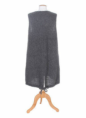 Gilet sans manche poches gris G!OZE femme