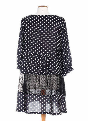 Tunique manches longues fermeture boutonnée sur le devant noir G!OZE femme