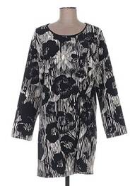 Tunique manches longues col rond noir G!OZE femme
