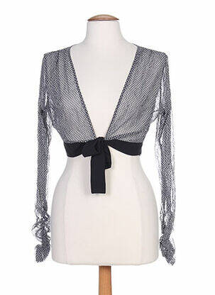 Boléro légère et transparente noir G!OZE femme
