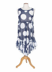Robe mi-longue bleu G!OZE pour femme seconde vue