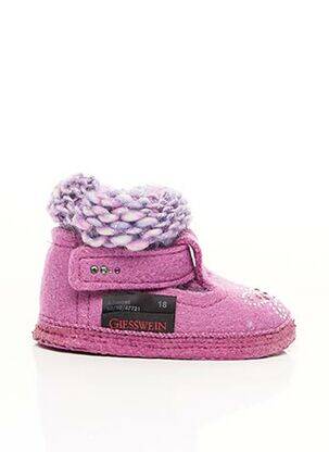 Chaussons/Pantoufles rose GIESSWEIN pour fille
