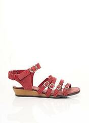 Sandales/Nu pieds rouge PALLADIUM pour fille seconde vue