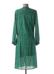 Robe mi-longue vert SWILDENS pour femme seconde vue