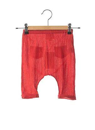 Pantalon skinny en coton stretch brun effet froissé à taille élastiquée  réglable par crochet et œillet NAME IT - CCV Mode