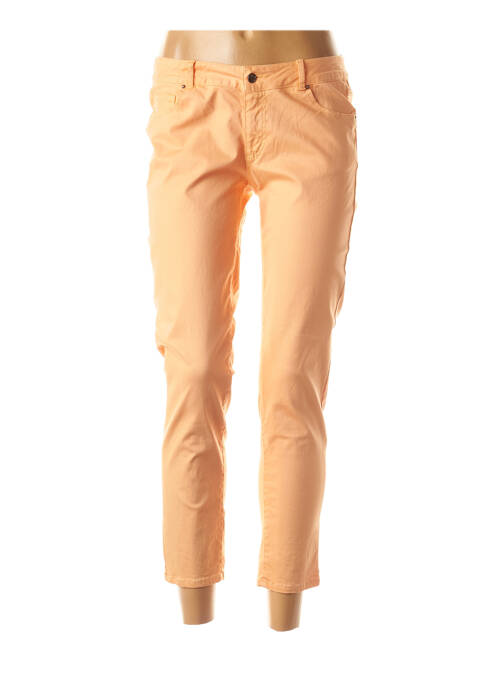 Pantalon 7/8 orange LOLA ESPELETA pour femme
