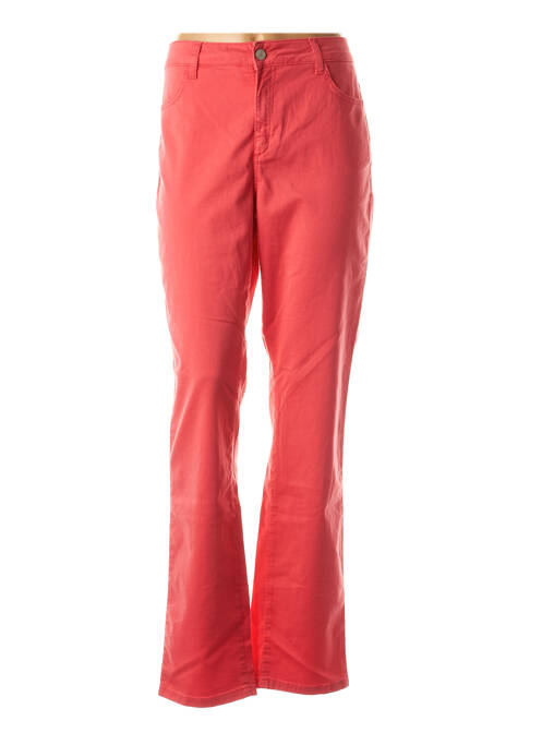 Pantalon droit rouge PIERRE CARDIN pour femme